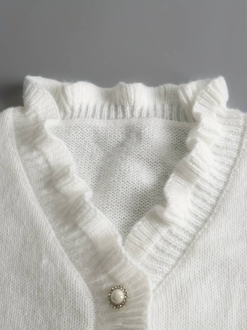 Darcey | Ruffle Blouse with Decorative Buttons for Women 4