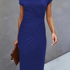 Katie | Womens Classic Short Sleeve Bodycon Dress 16