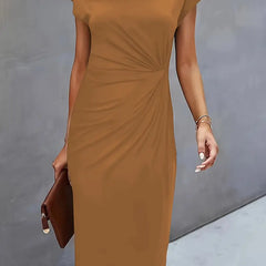 Katie | Womens Classic Short Sleeve Bodycon Dress 10