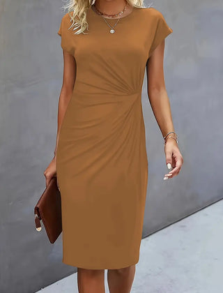 Katie | Womens Classic Short Sleeve Bodycon Dress 10