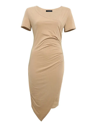 Katie | Womens Classic Short Sleeve Bodycon Dress 25