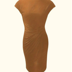 Katie | Womens Classic Short Sleeve Bodycon Dress 12