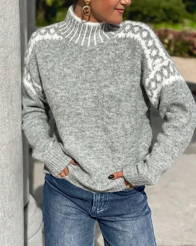 Women's Double Waffle-Knit Jumper