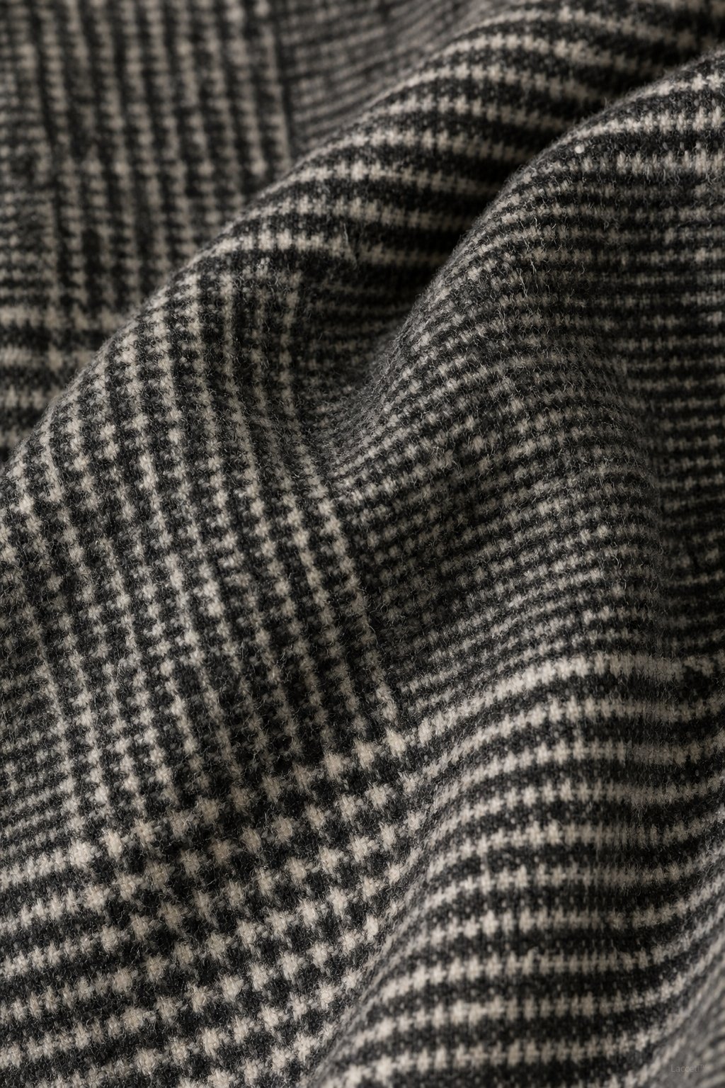 Women's Oversized Plaid Wool Blend Blazer Coat with Front Pockets