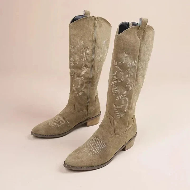 Women's Boots| Cowboy, Embroidered & Low Heel