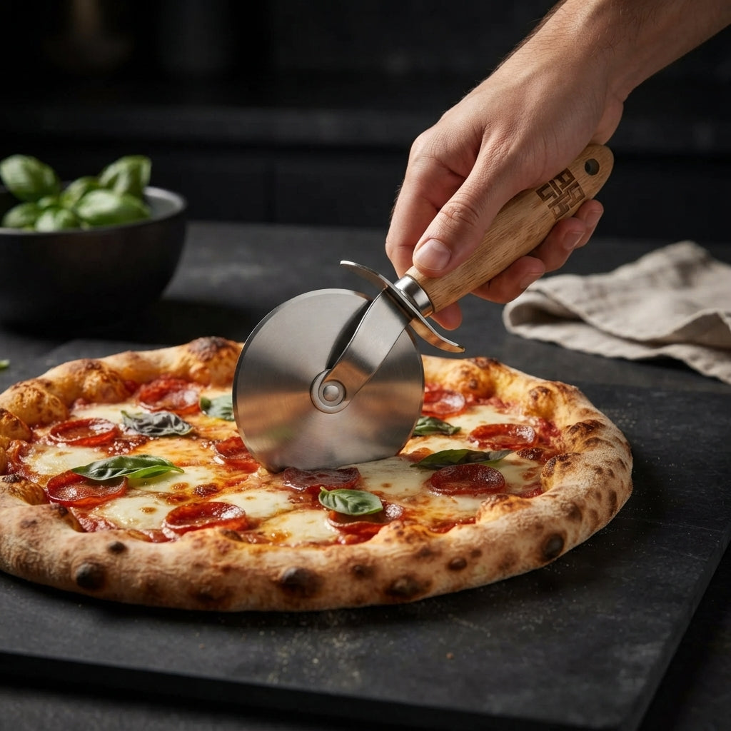 Pure Titanium Pizza Cutter Wheel