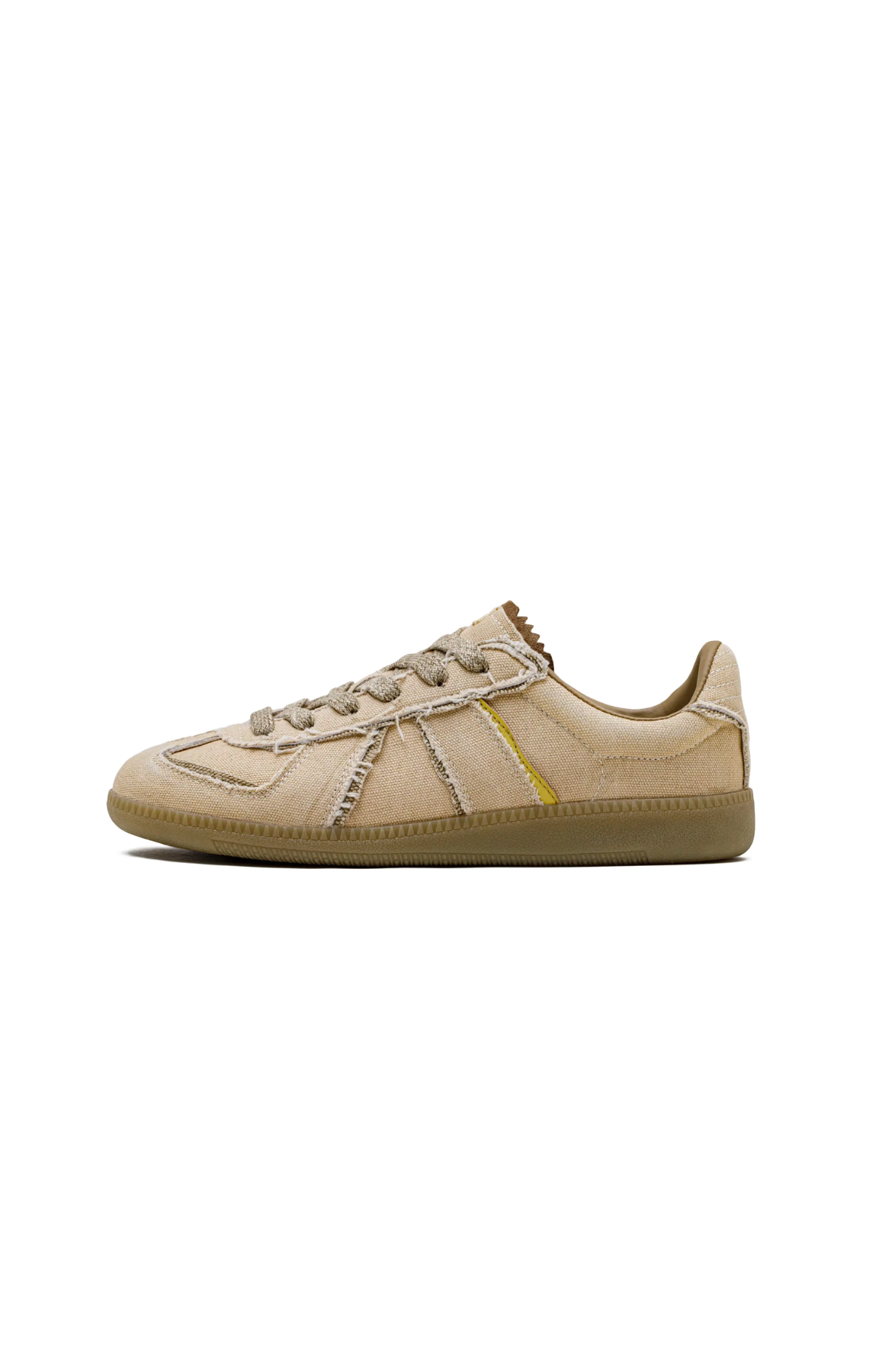 Women's Retro Low Top Sneakers With Suede And Leather Upper