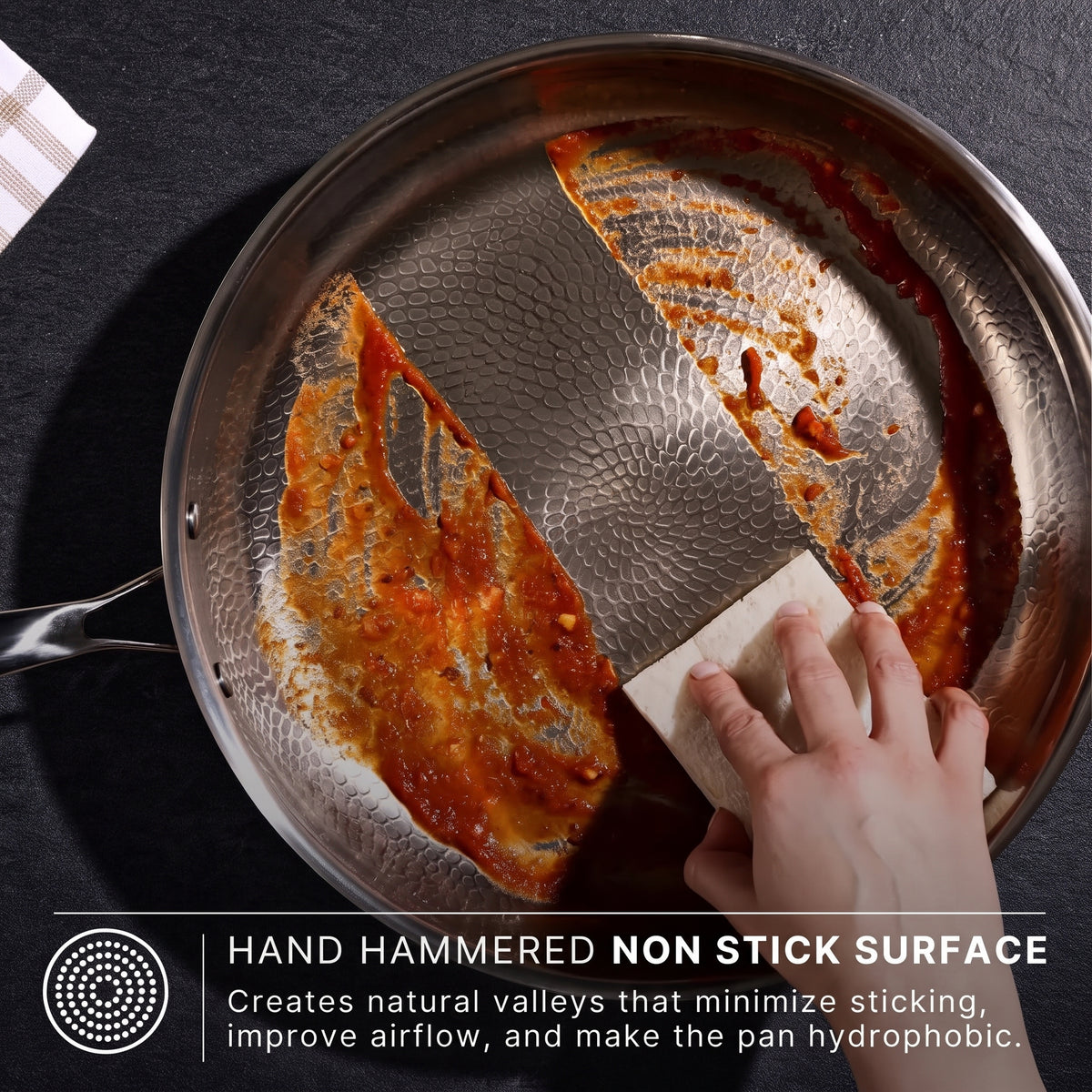 Pure Titanium Hammered Cookware Set – 12-Piece