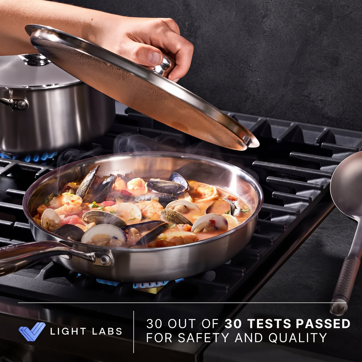 Pure Titanium Hammered Cookware Set – 12-Piece