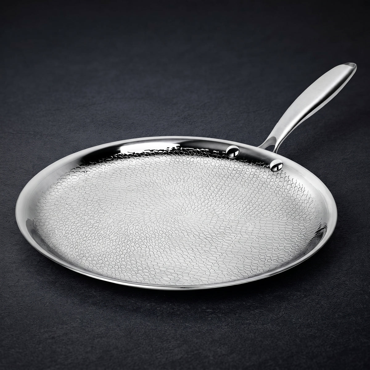 Pure Titanium Hammered Crêpe Pan