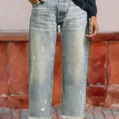 Vintage Blue straight leg jeans