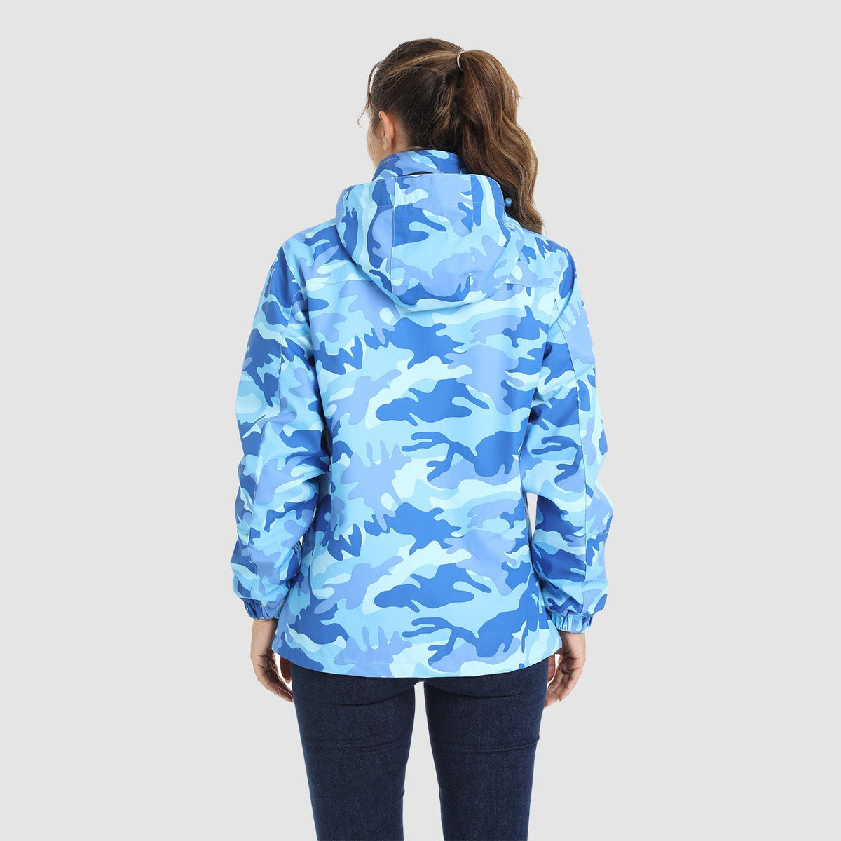 Women's 3-in-1 Waterproof Ski Jacket with Fleece Lining