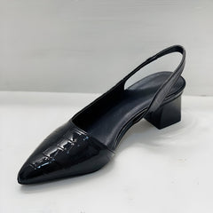 Women's Slingback Block-Heel Shoes back