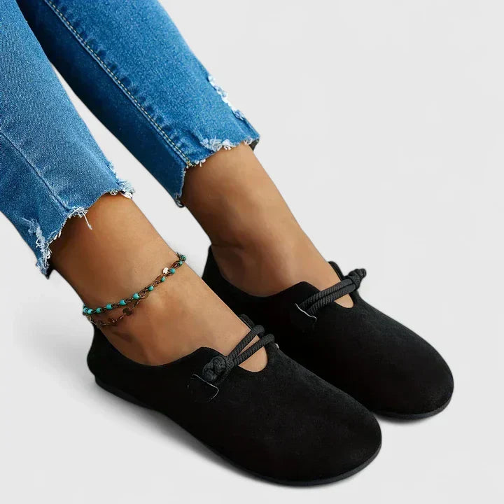 Women's Rope-Detail Slip-On Loafers | Comfortable Elegant Orthopedic Shoes
